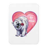 Valentinstag des Polarbären Magnet (Vertikal)