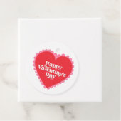 Valentinstag des Roten Herzens Geschenkanhänger (Beispiel)