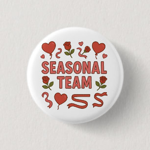Valentinstag des Saisonteams Button