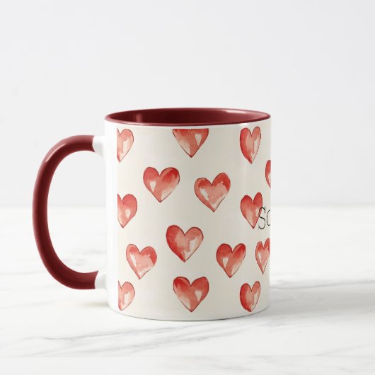 Valentinstag des Süßen Herzens Tasse (Links)