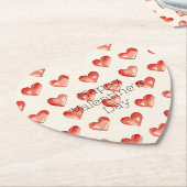 Valentinstag des Süßen Herzens Untersetzer (angewinkelt)