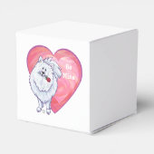 Valentinstag des weißen Spitzes Geschenkschachtel (Rückseite)