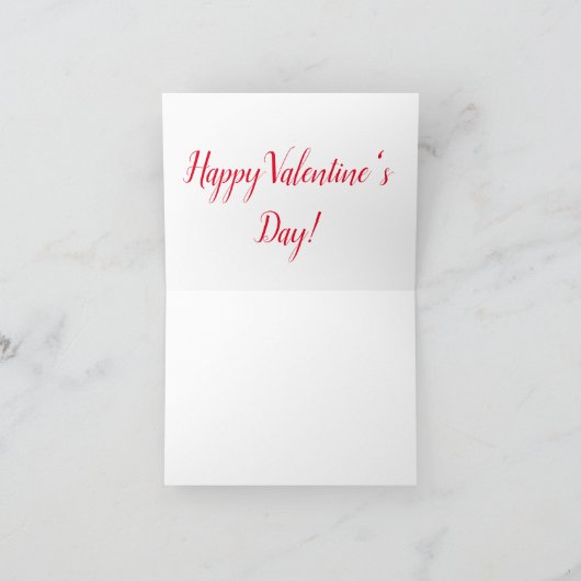 Valentinstag Design 01 Karte (Innenseite)