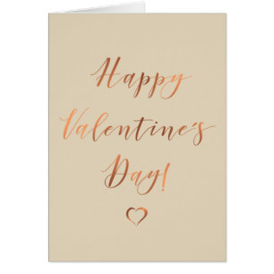 Valentinstag-Design aus Kupfer