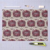 Valentinstag Design mit Rose und Herz Seidenpapier (Handwerk)