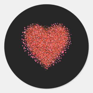 Valentinstag-Designs2 Runder Aufkleber