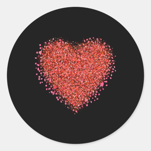 Valentinstag-Designs2  Runder Aufkleber (Vorderseite)