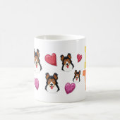 Valentinstag Deutscher Hirte Niedlicher Hund Lover Kaffeetasse (Mittel)