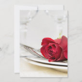 Valentinstag Dinner Party Einladung (Vorderseite)