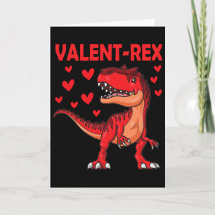 Valentinstag Dinosaurier Trex T Rex Junge Kinder M Karte