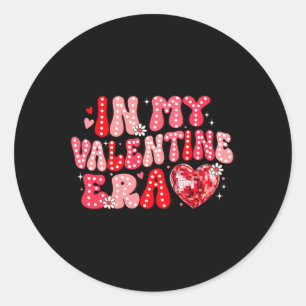 Valentinstag Disco Herzlich Willkommen in der Vale Runder Aufkleber