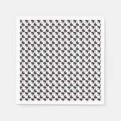 Valentinstag Ditsy Biene Geometrische Konfetti Serviette (Vorderseite)
