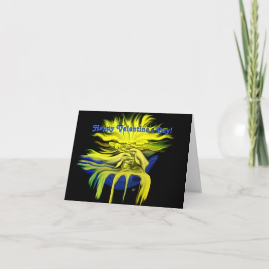 Valentinstag - Dolphin-Liebe Karte (Vorderseite)