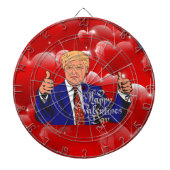 Valentinstag Donald Trump Dartscheibe (vorne)