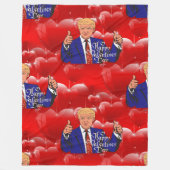 Valentinstag Donald Trump Decke (Vorderseite)