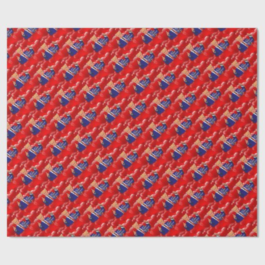 Valentinstag Donald Trump Geschenkpapier (Flach)