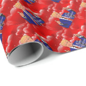 Valentinstag Donald Trump Geschenkpapier (Rolleneckpunkt)