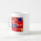 Valentinstag Donald Trump Kaffeetasse (Vorderseite Links)