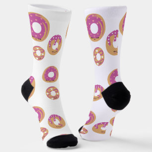 Valentinstag Donuts Snack Socken