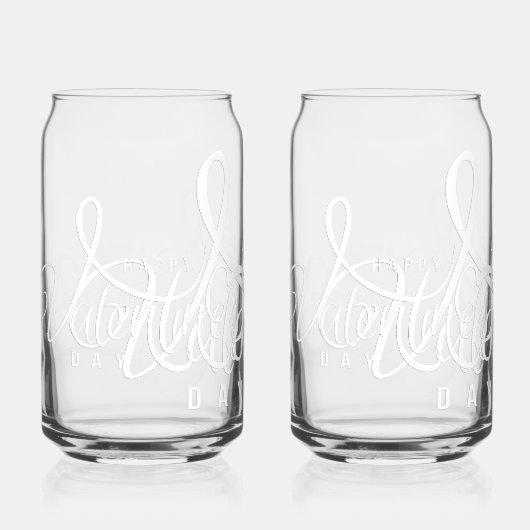 Valentinstag Dosenglas (Vorderseite)