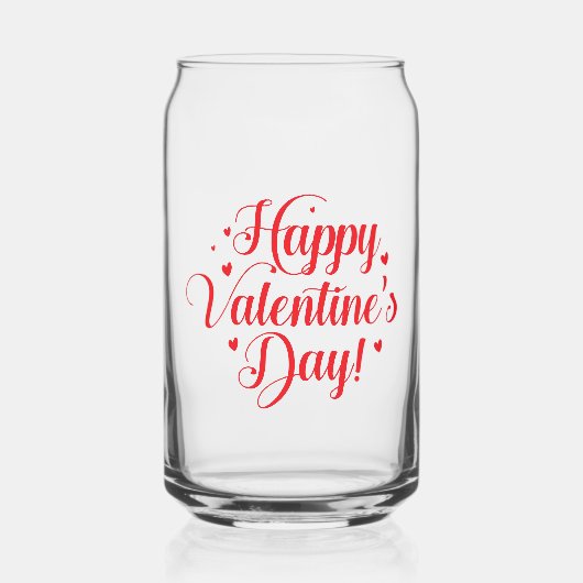 Valentinstag Dosenglas (Vorderseite)