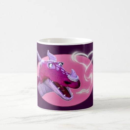 Valentinstag-Drache Kaffeetasse (Mittel)