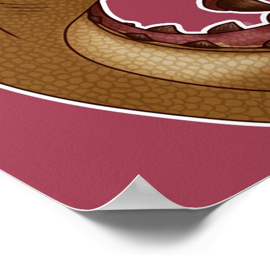 Valentinstag Drachen Poster (Ecke)