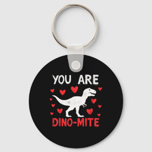 Valentinstag Du bist dino-mächtig lustig Dinosauri Schlüsselanhänger