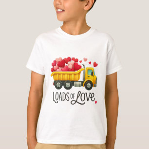 Valentinstag Dump LKW Lasten der Liebe Kleinkinder T-Shirt