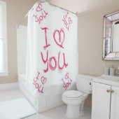 Valentinstag Duschvorhang (Beispiel)