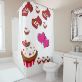 Valentinstag Duschvorhang (Beispiel)