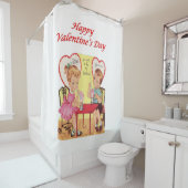 Valentinstag Duschvorhang (Beispiel)