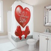 Valentinstag Duschvorhang (Beispiel)