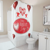 Valentinstag Duschvorhang (Beispiel)