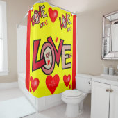 Valentinstag Duschvorhang (Beispiel)
