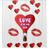 Valentinstag-Duschvorhang Duschvorhang (Vorderseite)