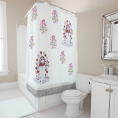 Valentinstag Duschvorhang Snowman (Beispiel)