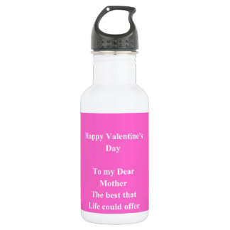 Valentinstag Edelstahlflasche