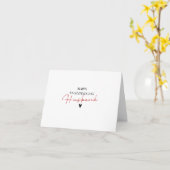 Valentinstag- Ehemann Karte (Gelbe Blume)