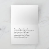 Valentinstag Einhornkarte Feiertagskarte (Innenseite)