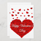 Valentinstag Einladung (Vorne/Hinten)