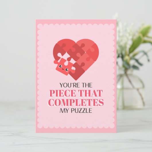 Valentinstag Einladung (Stehend Vorderseite)