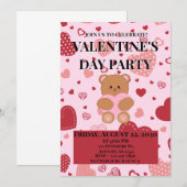 Valentinstag Einladung (Vorne/Hinten)