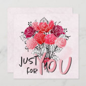 Valentinstag Einladung (Vorne/Hinten)