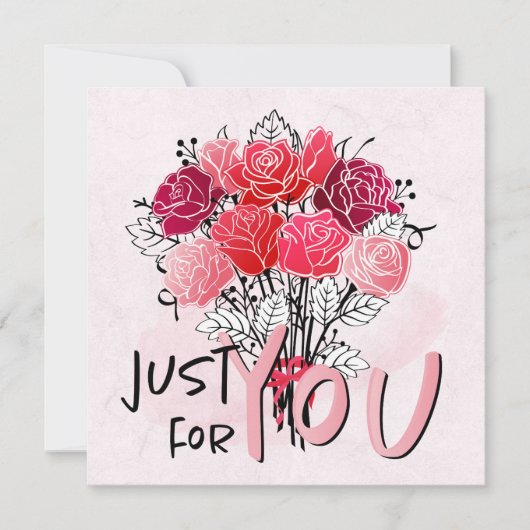 Valentinstag Einladung (Vorderseite)