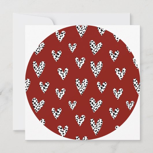Valentinstag Einladung (Vorderseite)
