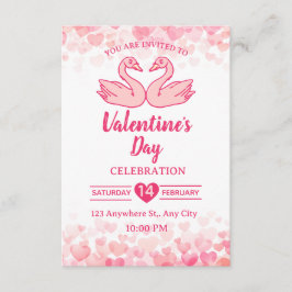 Valentinstag-Einladungskarte Einladung