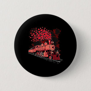 Valentinstag Eisenbahn Herz Kleinkinder Boys K Button