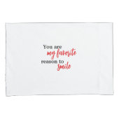 Valentinstag Elegante "Just You and Me" Kissenbezug (Vorderseite-Rechts)