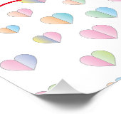 Valentinstag Elegantes Design mit ineinander versc Poster (Ecke)